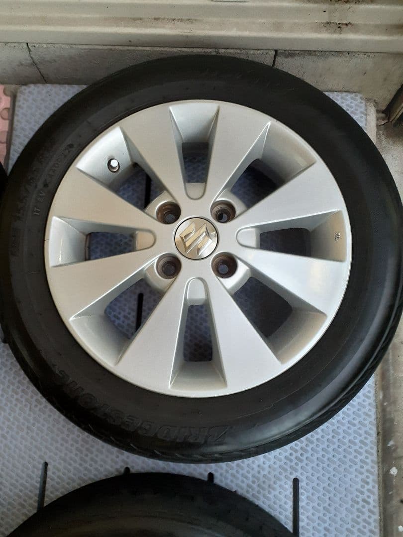 スズキ 155/65r14 アルミホイールタイヤ4本セット　送料込み