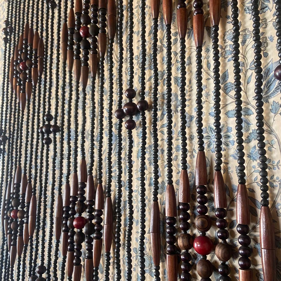 昭和レトロ　珠のれん　暖簾　当時物　アンティーク