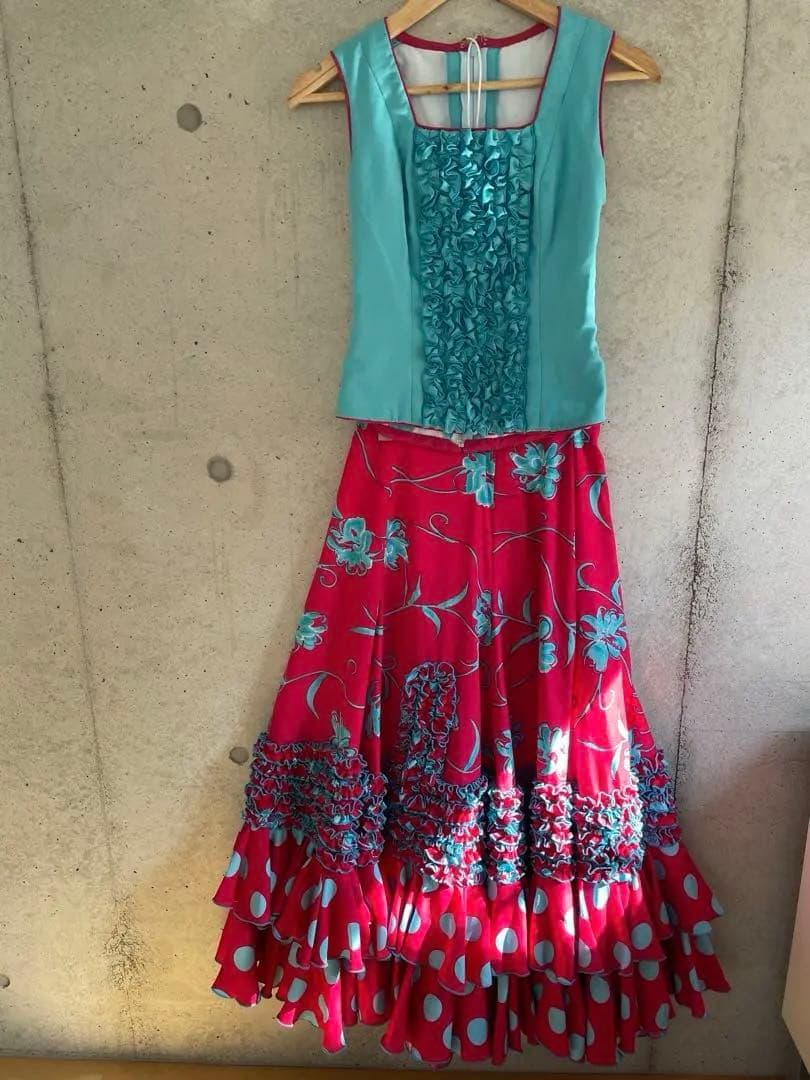 美品フラメンコ衣装マンサニージャ製