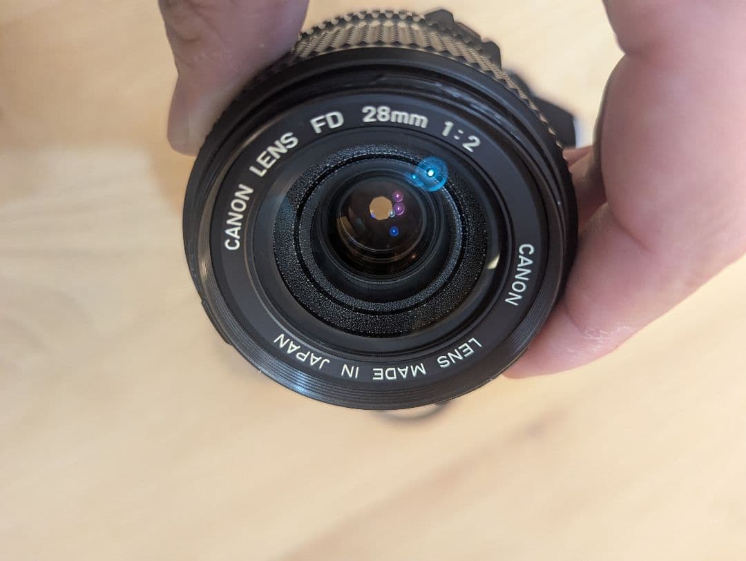 Canon FD 28mm f/2 単焦点レンズ