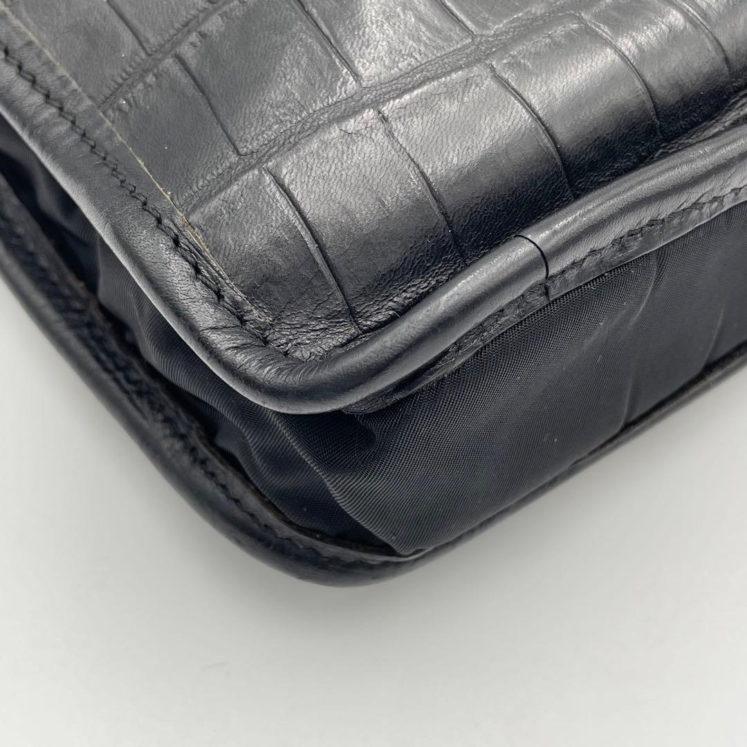 やま様 美品✨フェリージ　ブリーフケース　ビジネス　クロコダイル