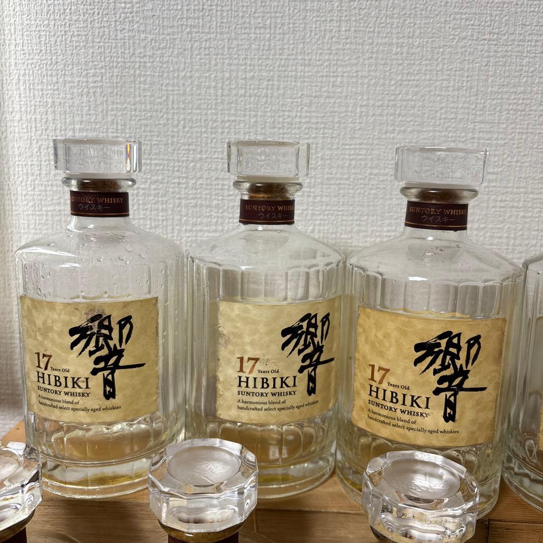 （空瓶）　サントリーウイスキー　響17年　空瓶　12点セット