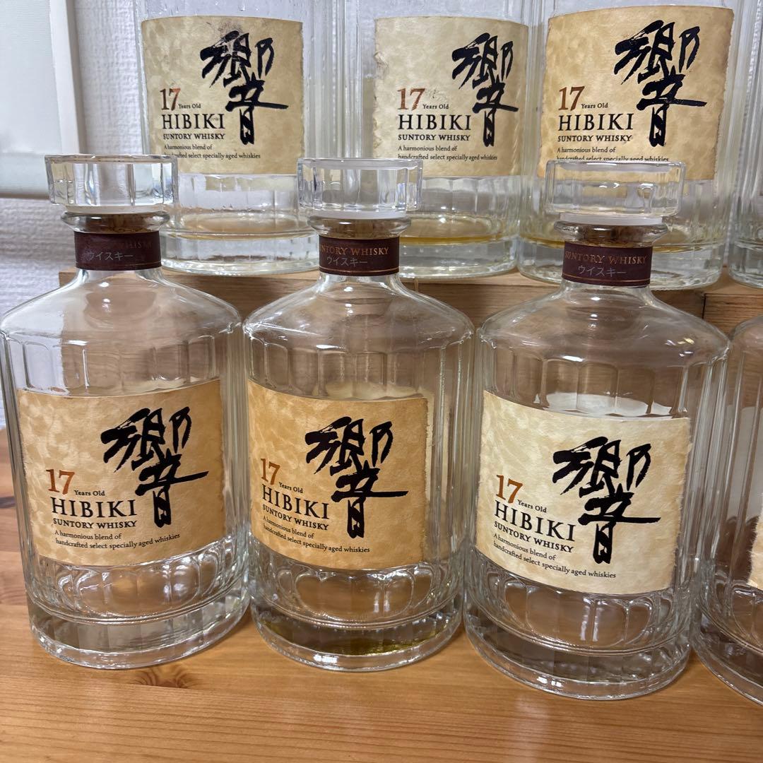 （空瓶）　サントリーウイスキー　響17年　空瓶　12点セット