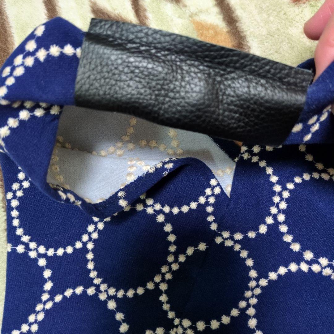 三島家具　ミナペルホネン　あずま袋　ネイビー