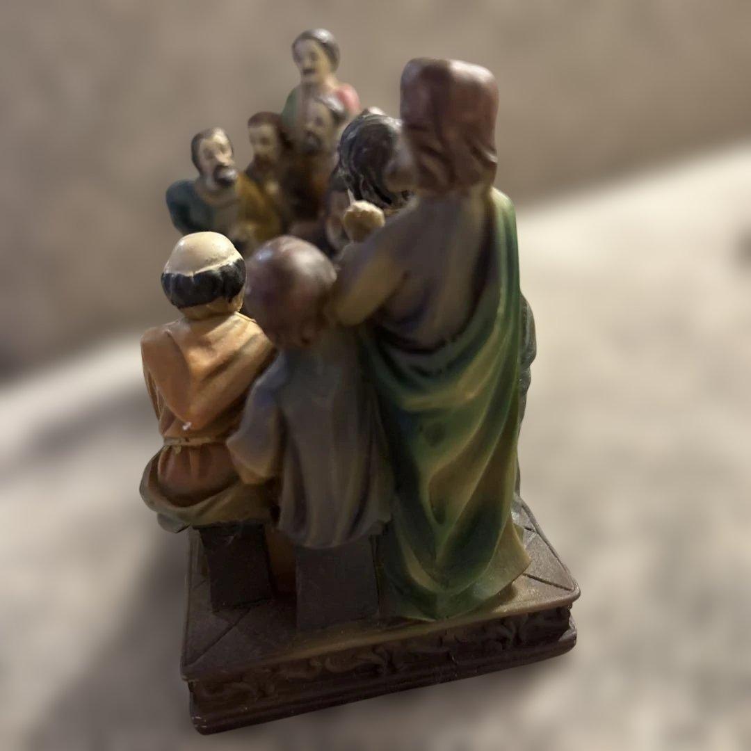 最後の晩餐　置物　ミラノの最後の晩餐のある教会で購入