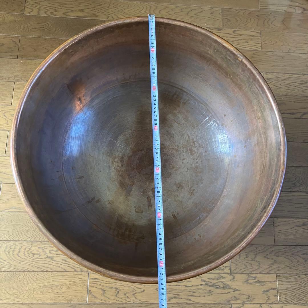銅鍋　さわり鍋　特大　あんこ鍋　64㎝【C】