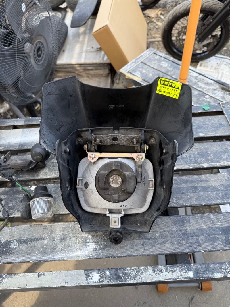 Dトラッカー250ヘッドライトとウィンカーセット