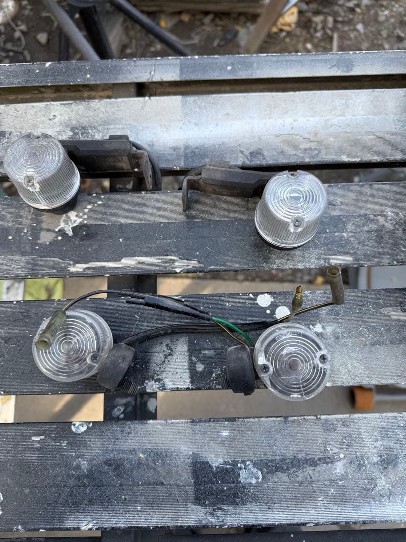 Dトラッカー250ヘッドライトとウィンカーセット