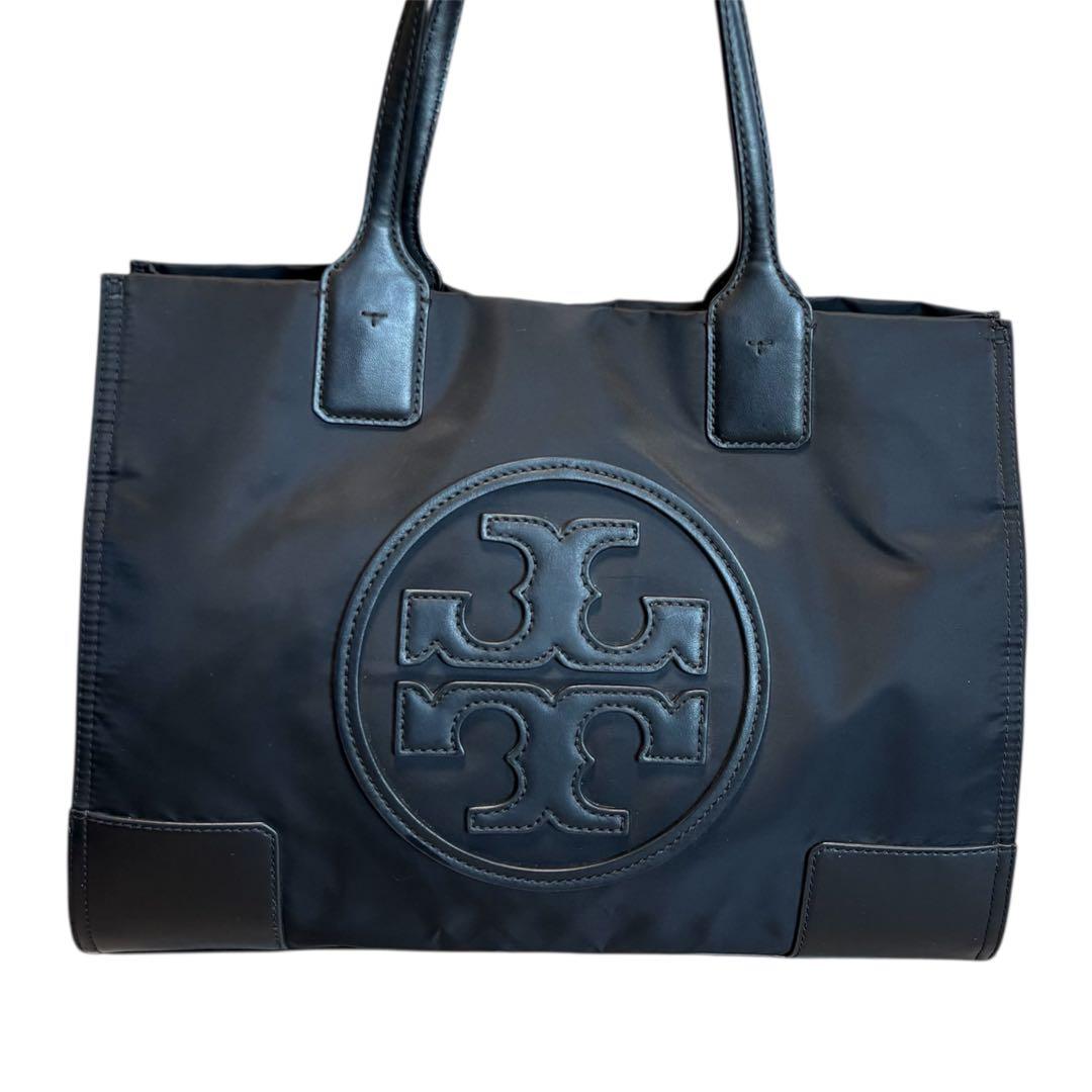TORY BURCH トリバーチ ナイロントートバッグ ブラック 軽量A4収納可