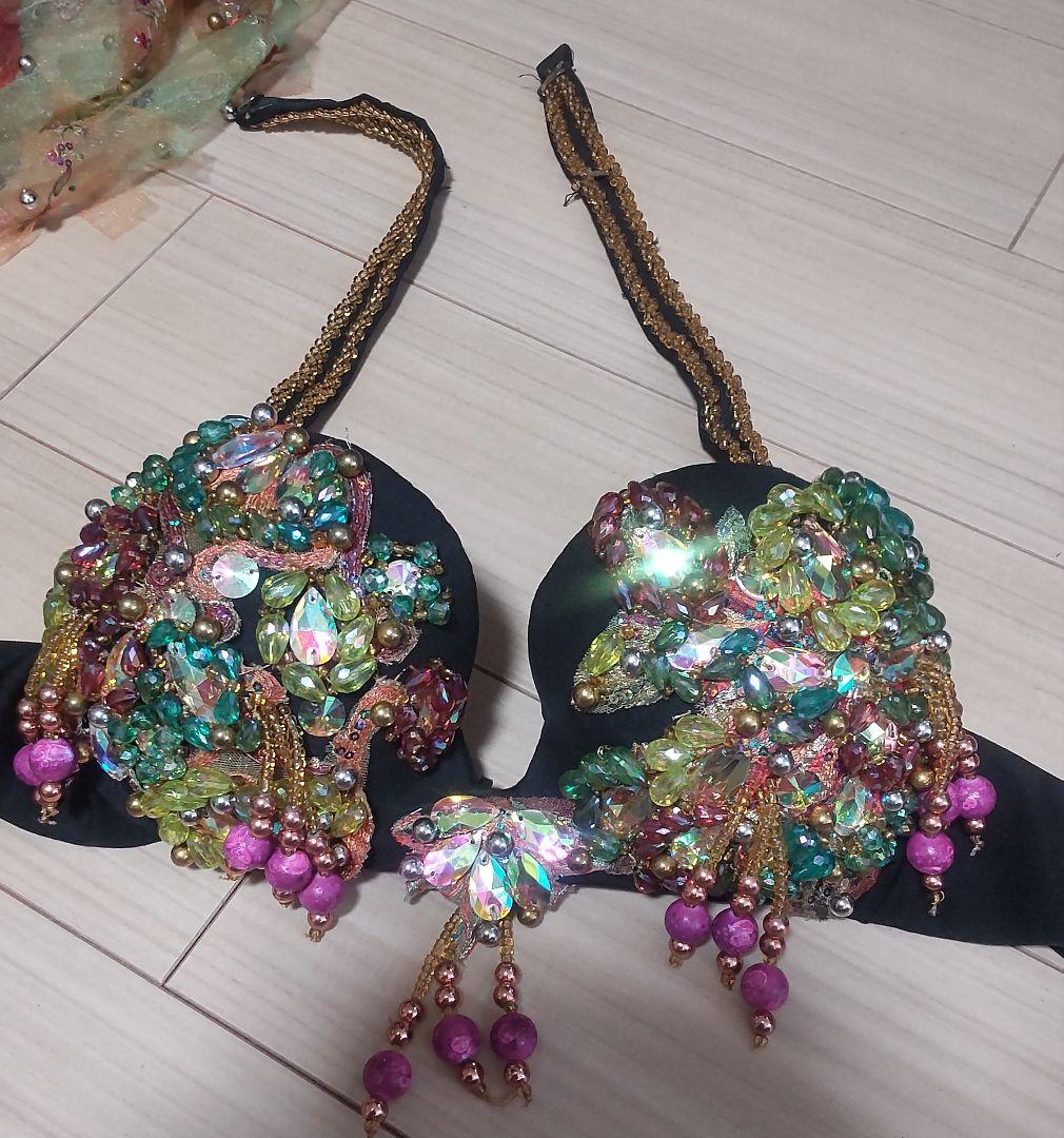 美品◯エジプト製 オリエンタル衣装 ベリーダンス