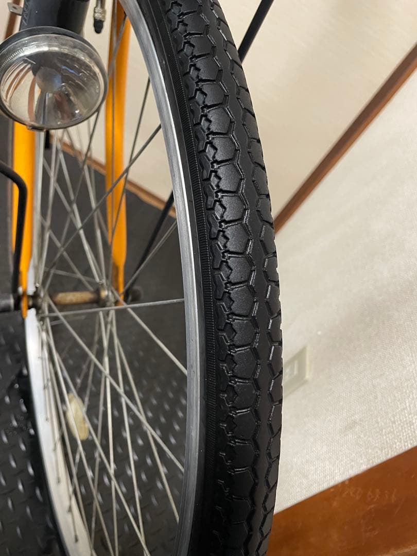 京都引き取り【整備済み】26インチ変速なしオレンジ