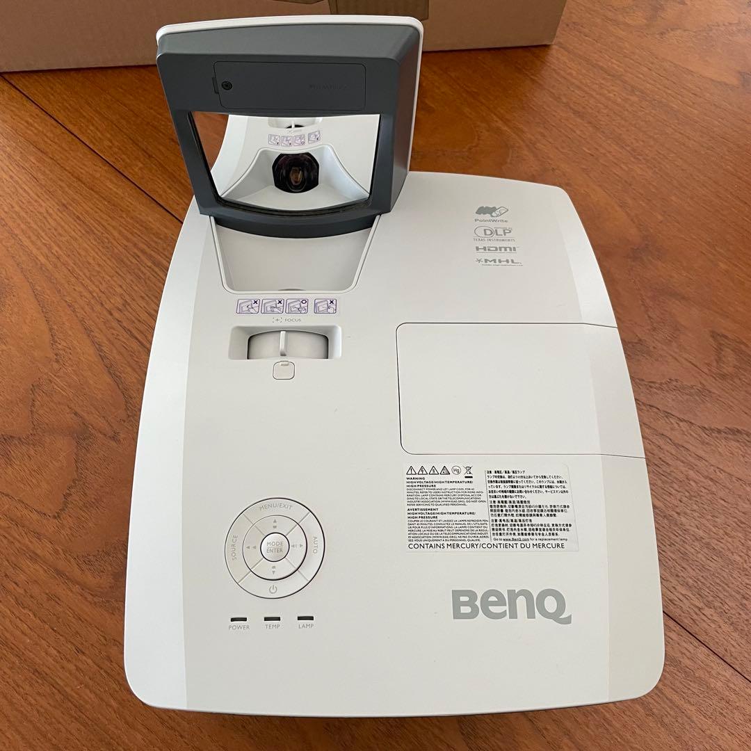 BenQ MH856UST 3500lm 超短焦点プロジェクター 壁付けキット付
