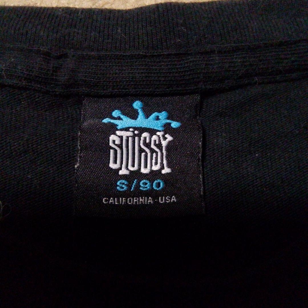 STUSSY ブラック Tシャツ2点セット S/90