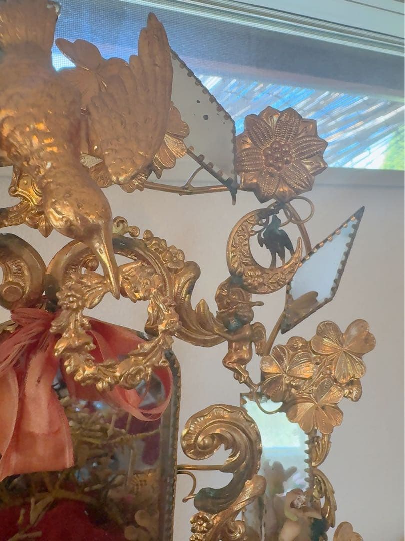 グローブドマリエ　ワックスフラワー　アンティークウエディングオブジェ