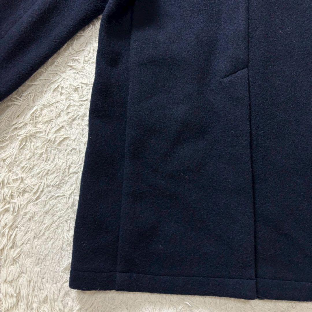 希少2XL　ダントン　ウールモッサコート　ロング丈　44　くるみボタン