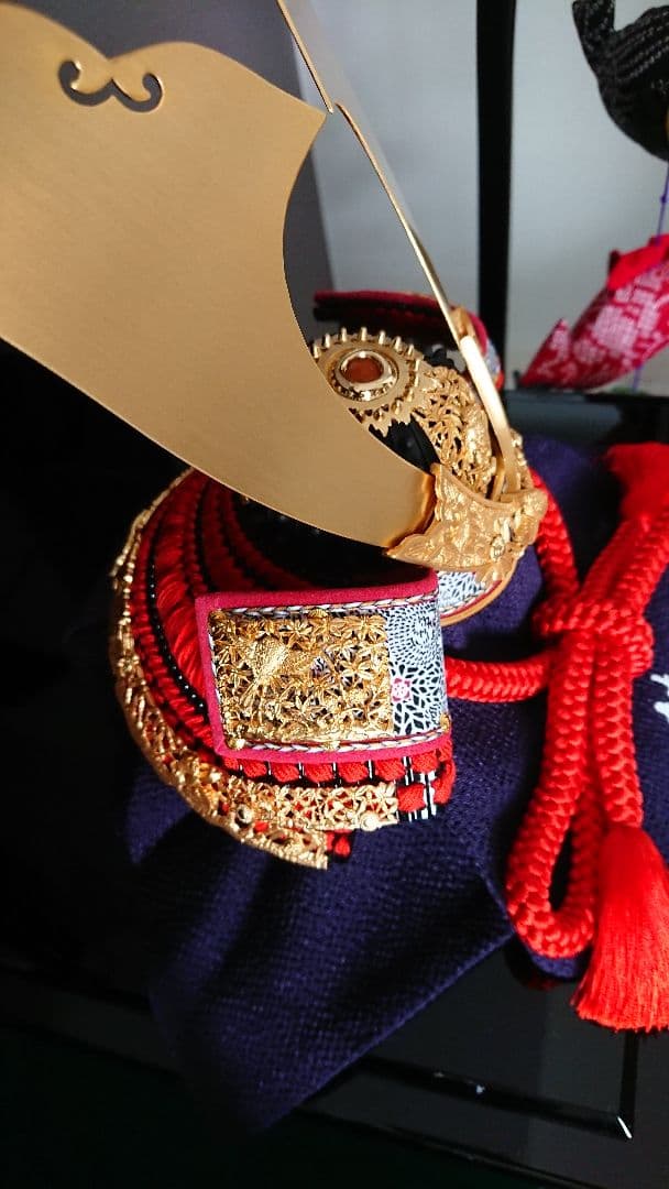 【新品同様】国宝模写　五月人形　竹雀之兜