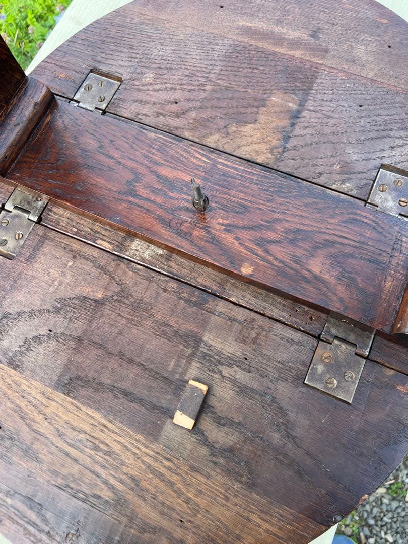 イギリスアンティーク　コンパクトバタフライテーブル　サイドテーブル　希少