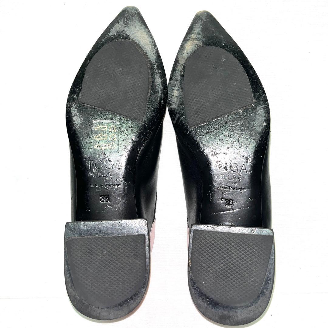 ★TOGA PULLAレザーフラットシューズ★36(23〜23.5cm)★