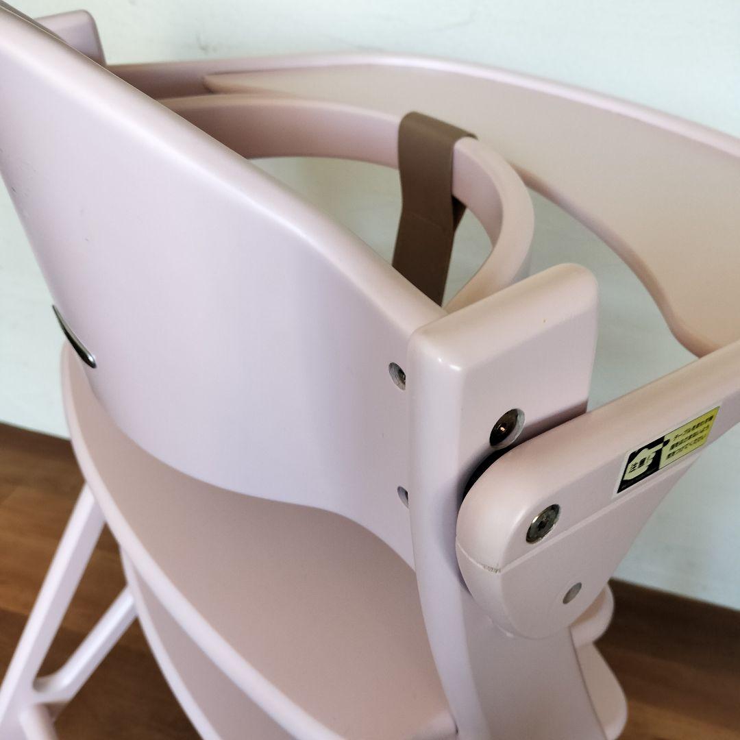 極美品✨ 大和屋 YAMATOYA アッフルチェア ミルキーピンク ベビーチェア
