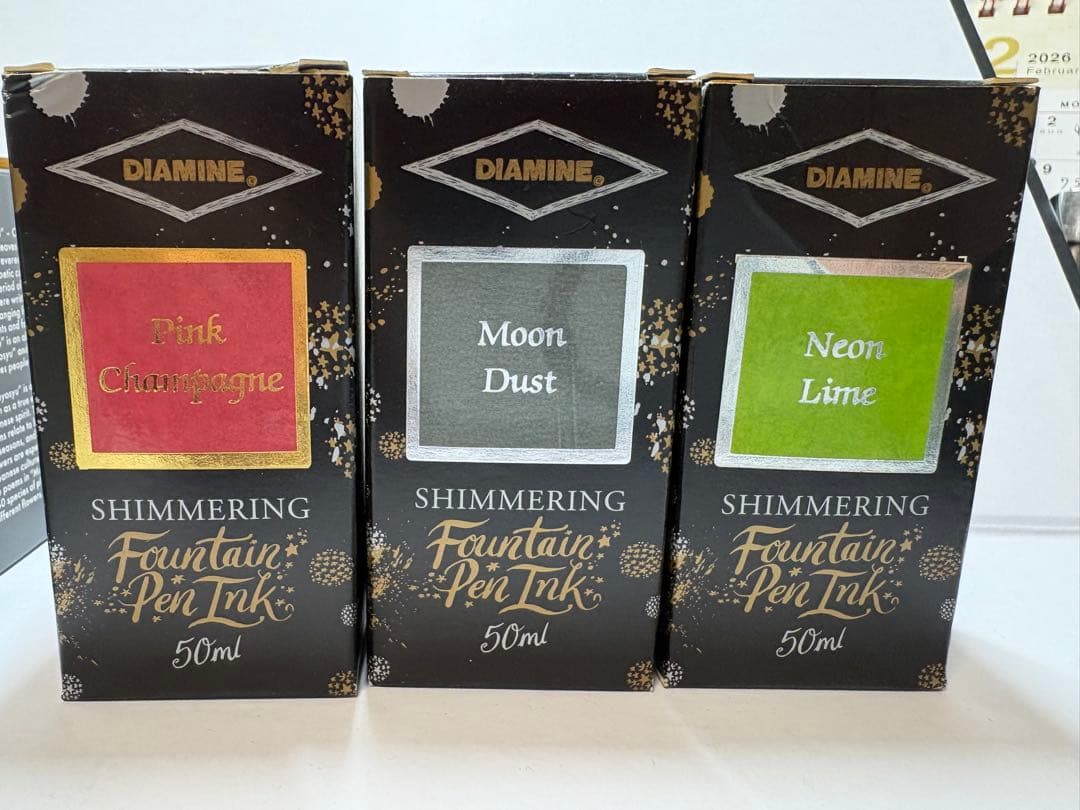 DIAMINE シマーインク 50ml 17色