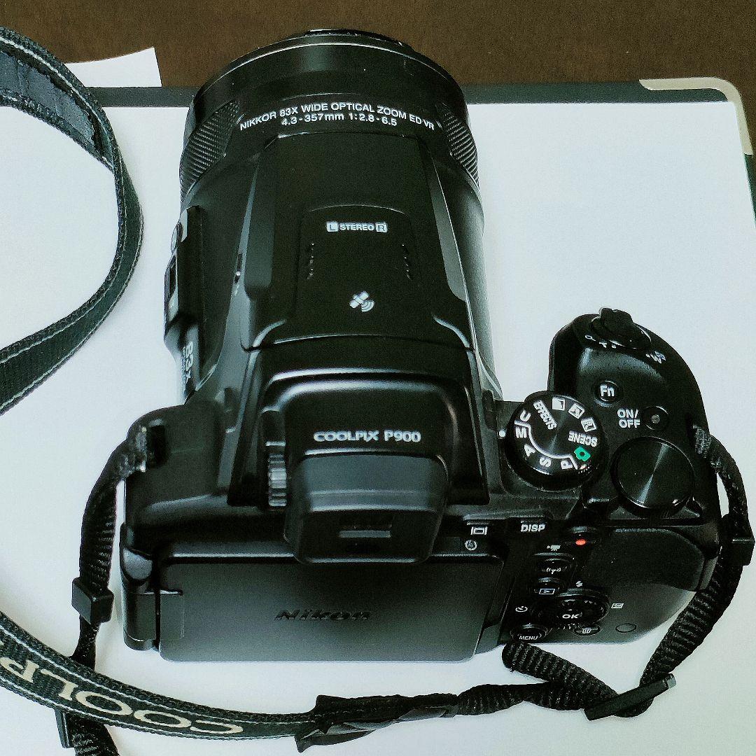 Nikon P900 ニコン カメラ 望遠鏡 電池3点 箱取説あり 充実セット！