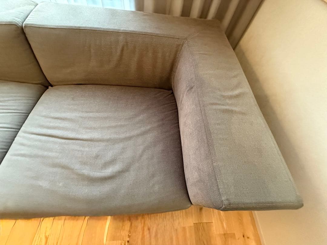 【右】eilersen(アイラーセン)コーナーソファ 3分割発送(バラ売り不可)