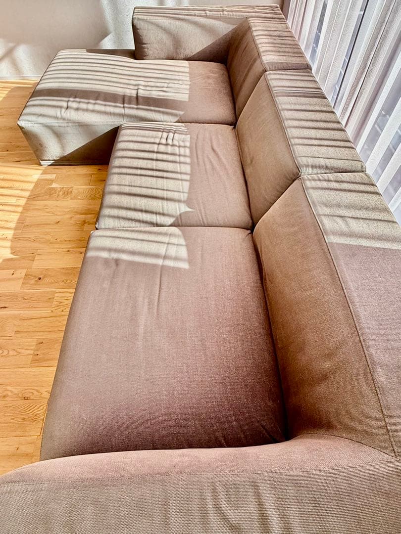 【右】eilersen(アイラーセン)コーナーソファ 3分割発送(バラ売り不可)