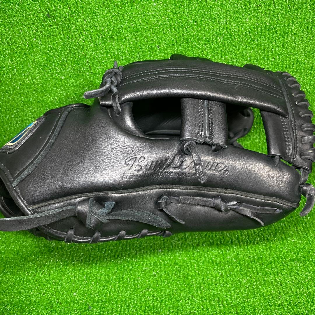 ミズノ ビューリーグ 軟式用 内野手用 大人用 日本製 ビッグM 折り返しハーフ