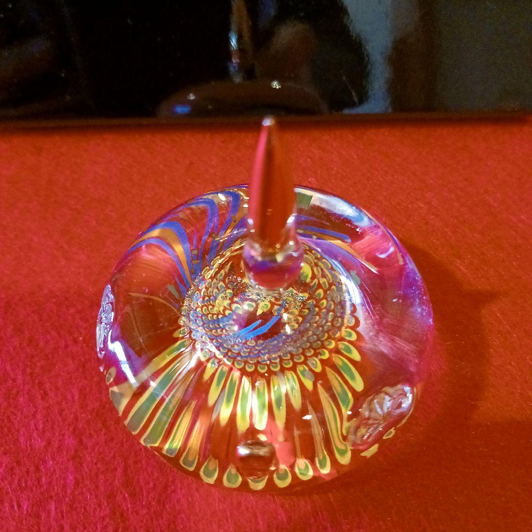 ガラス製 雛人形 ひな祭り ベネチアンガラスペーパーウェイト