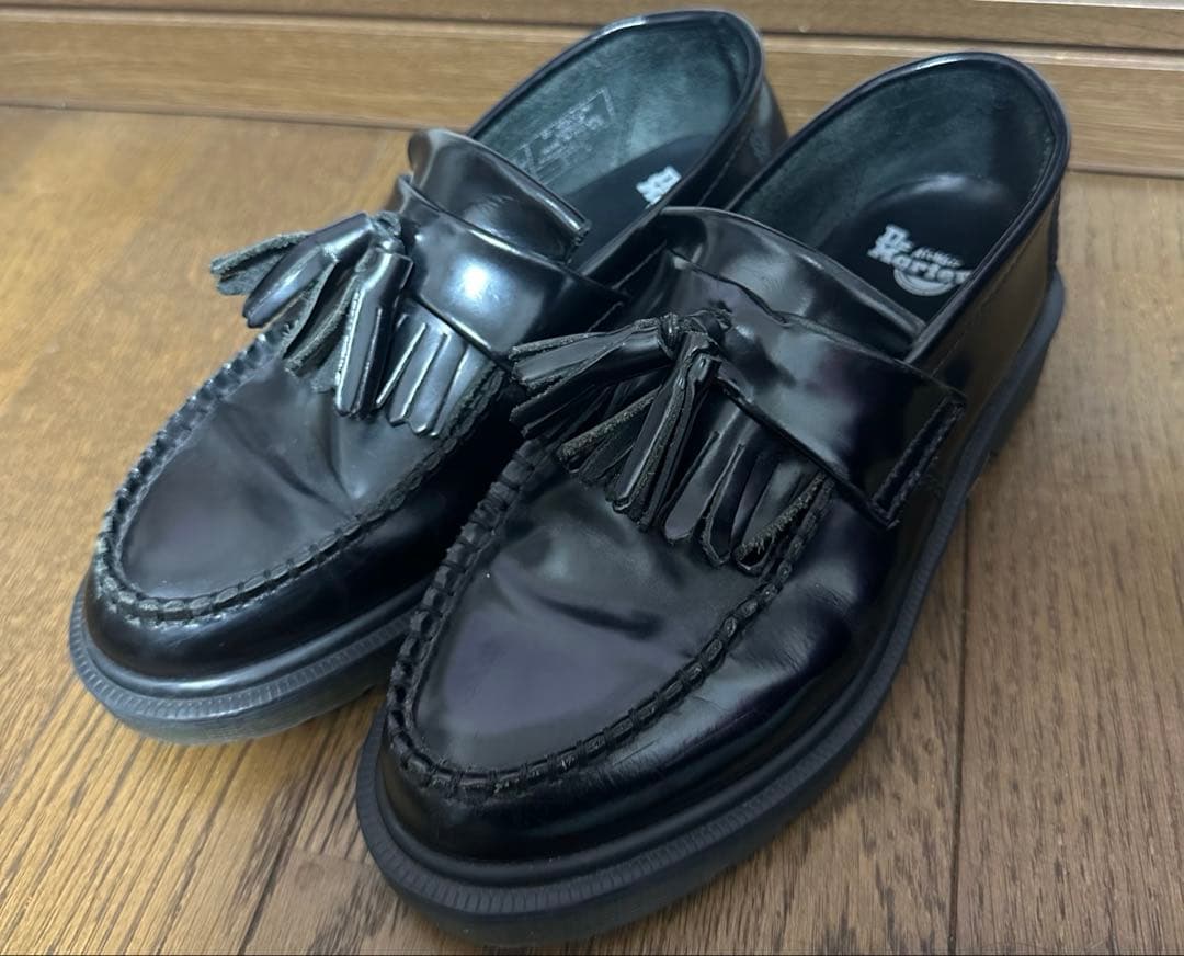 【美品】Dr.Martens ADRIAN タッセルローファー 黒 UK3