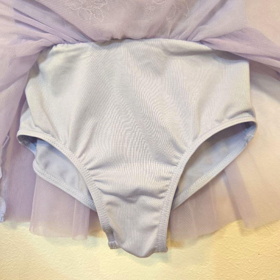 チャコット公式(chacott)スカート付レオタード バレエ パープル130cm