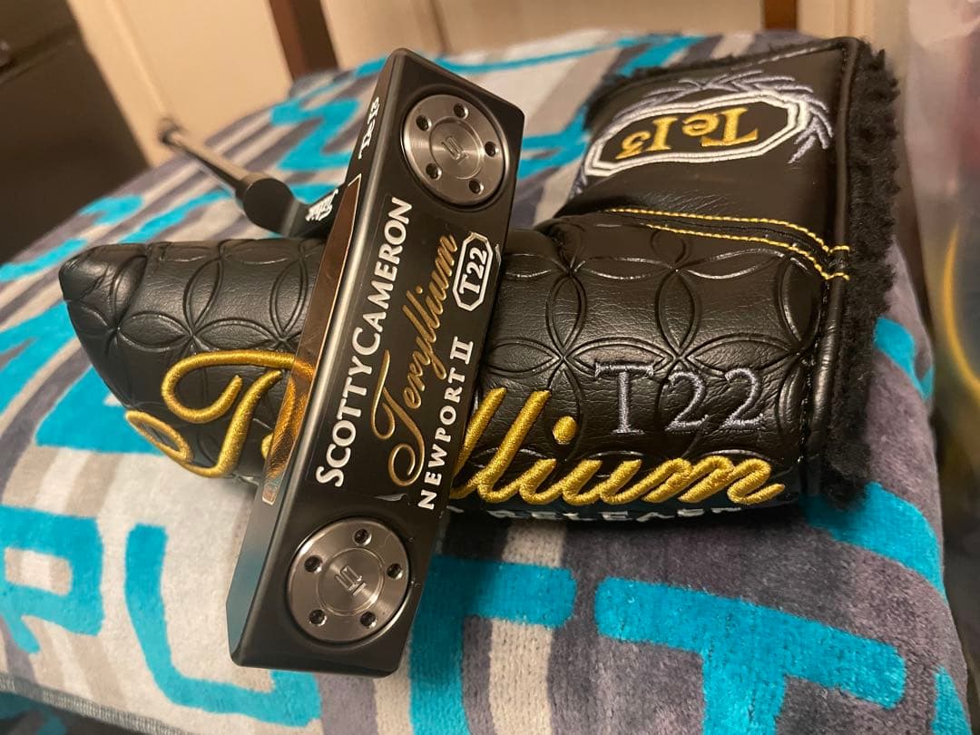 Cameron T22 パター テリリウム製ヘッドカバー付き