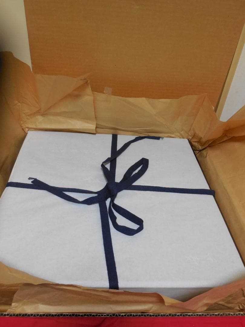 塗師　華山造　松葉蒔絵　　炉縁　　 (漆塗木箱・紙箱)