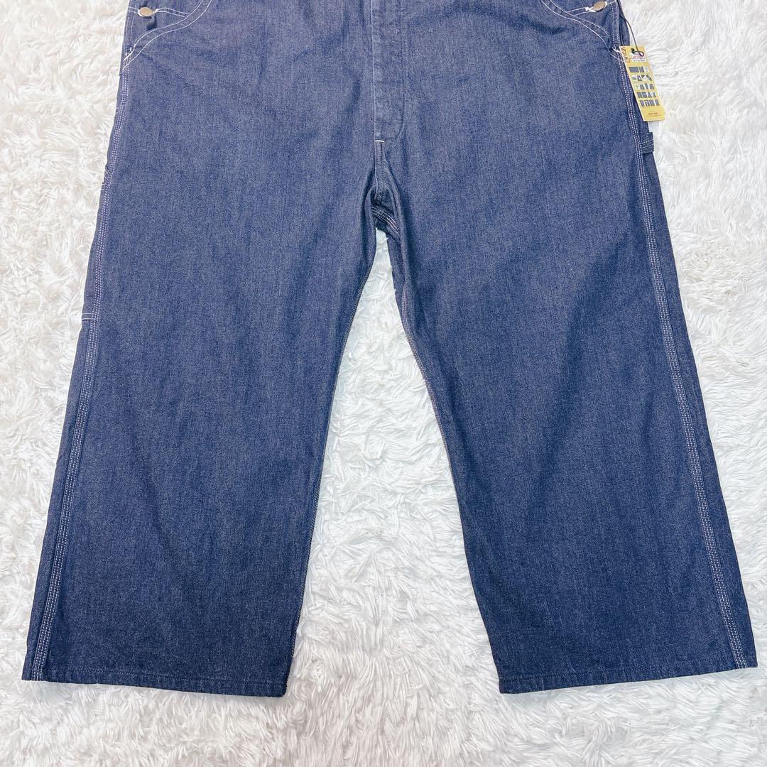 希少！ 4L Lee 濃紺　デニム　オーバーオール　ビックサイズ　ユニセックス