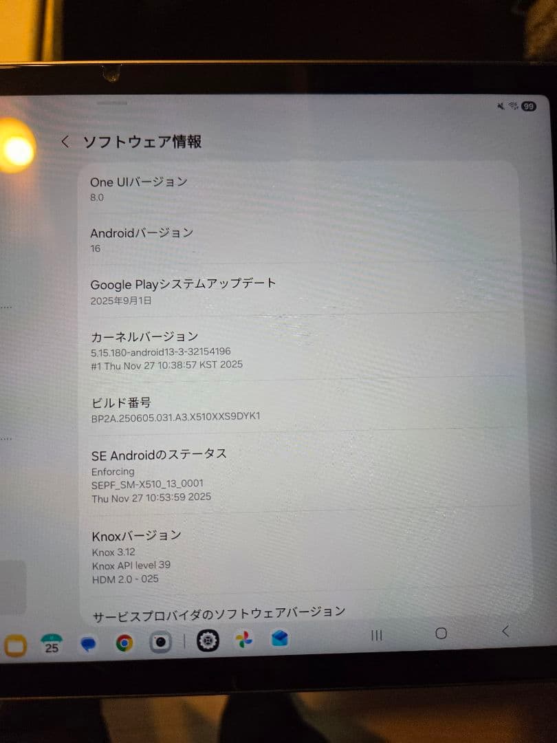 Samsung Galaxy Tab S9 FE Sペン付