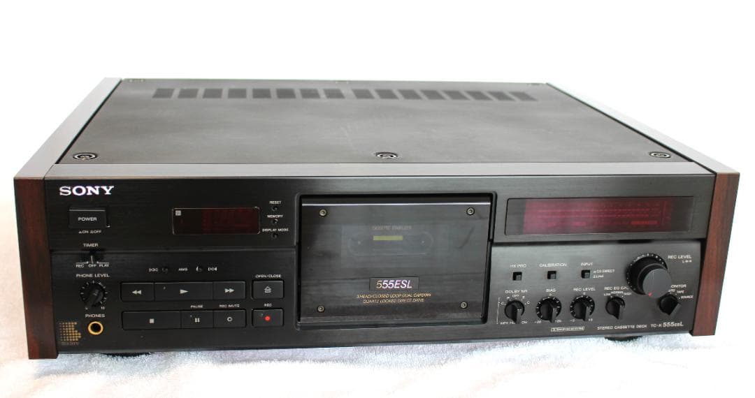 美品★SONY TC-K555ESL ソニー 高音質・高級ステレオカセットデッキ