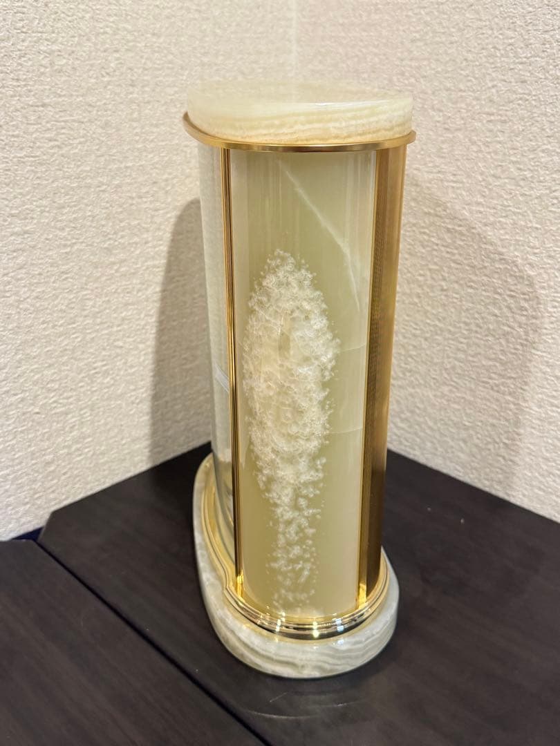 R088 ELIZABETH リズム電波時計 オニックス スワロフスキー