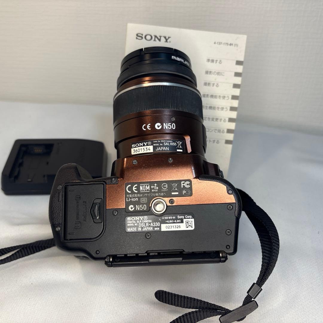 ソニーα330 ブラウン DT 18-55mmショット数9293枚