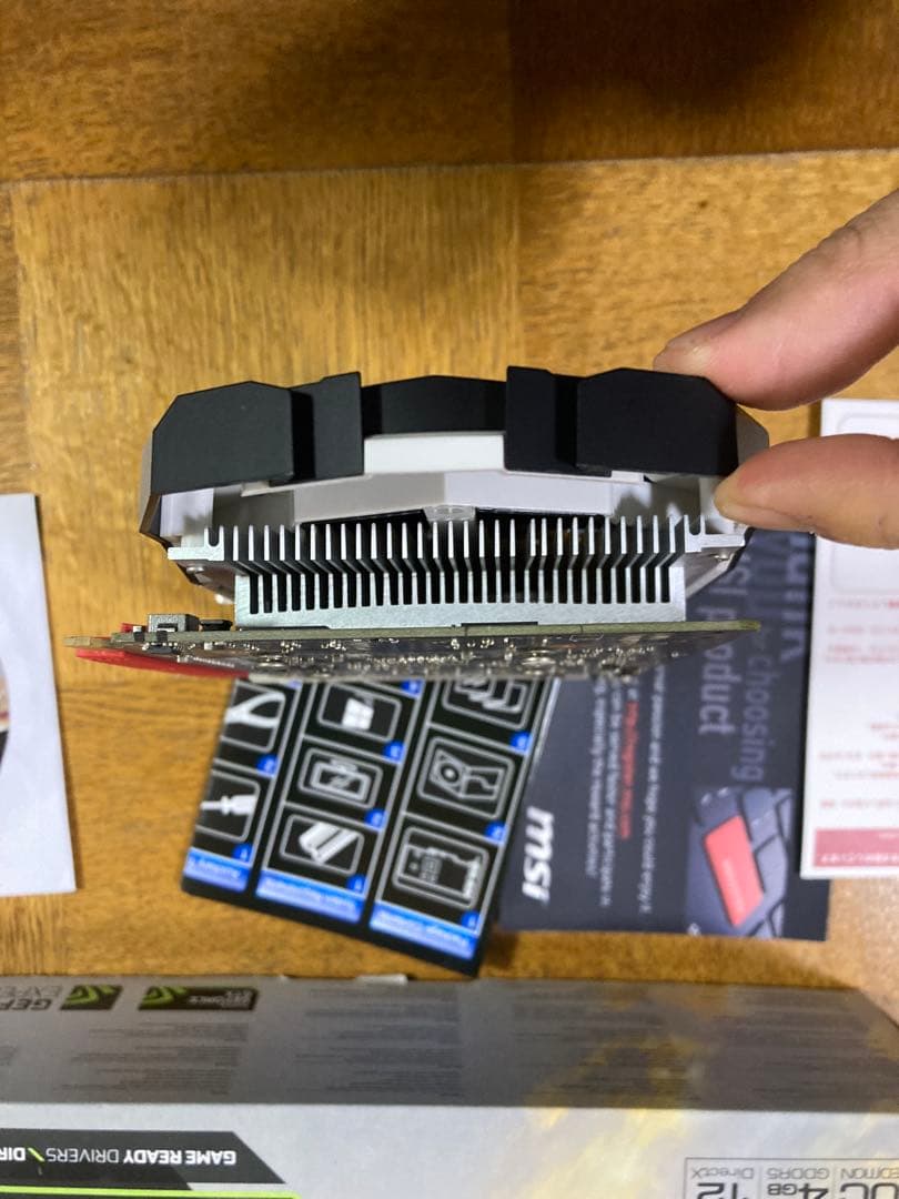 MSI GeForce GTX 1050 Ti 4G OC グラフィックスボード