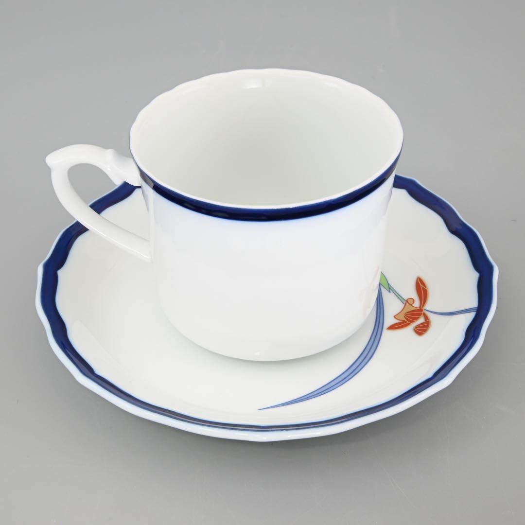 新品✨香蘭社 オーキッドレース　碗皿揃 ５客　1005-HC カップ＆ソーサー