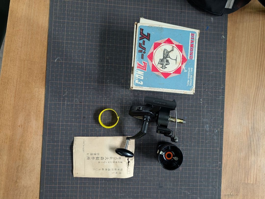 スピニングリール ON/OFFスイッチ付き