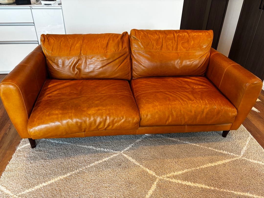 『定価36万円』offer9本革ソファ