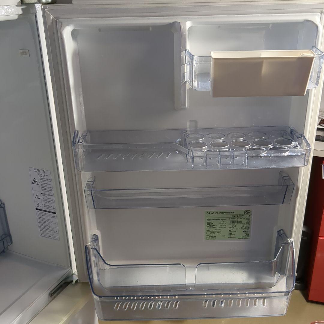 (s) AQUA ノンフロン冷蔵庫 AQR-27H(W) 272L 2019年製