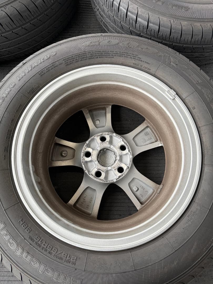 送料込み！アルファード30 純正 16インチ タイヤホイール セット ナット付き