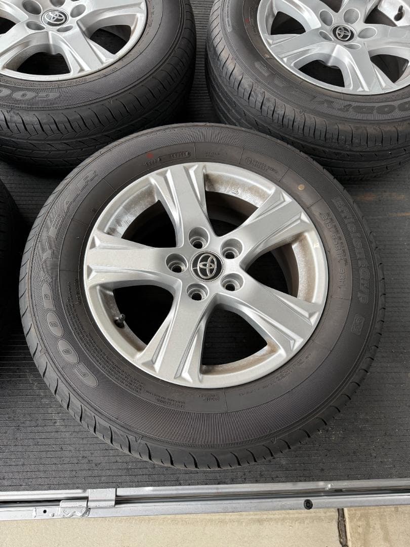 送料込み！アルファード30 純正 16インチ タイヤホイール セット ナット付き