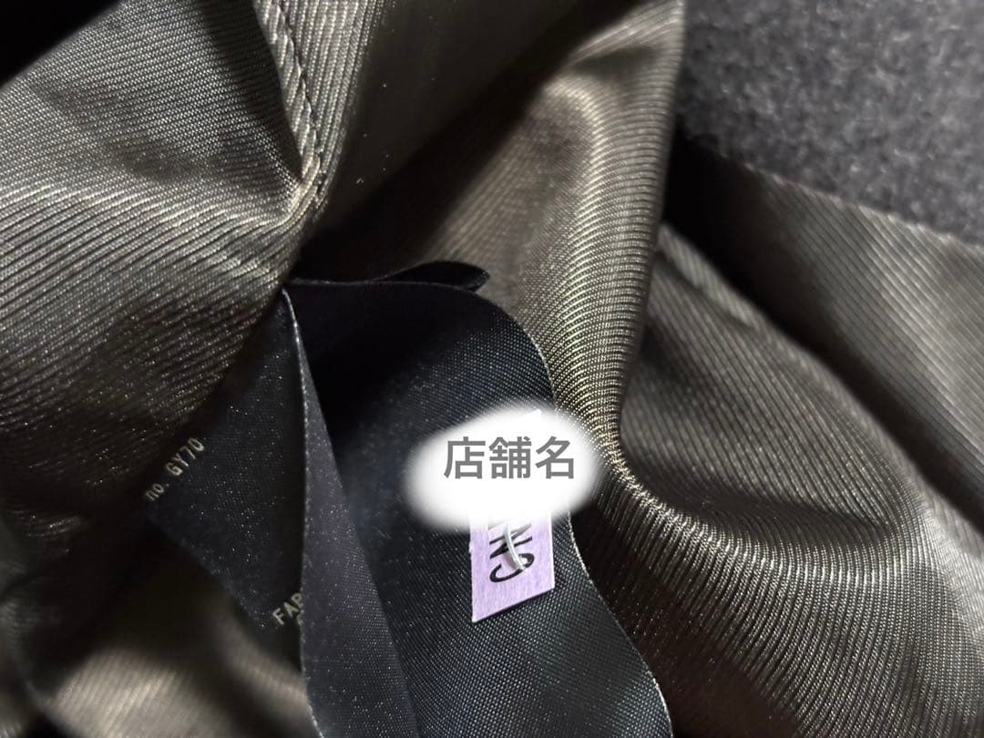 極美品 Spick and Span　ダブルチェスター　ウールコート　濃いグレー