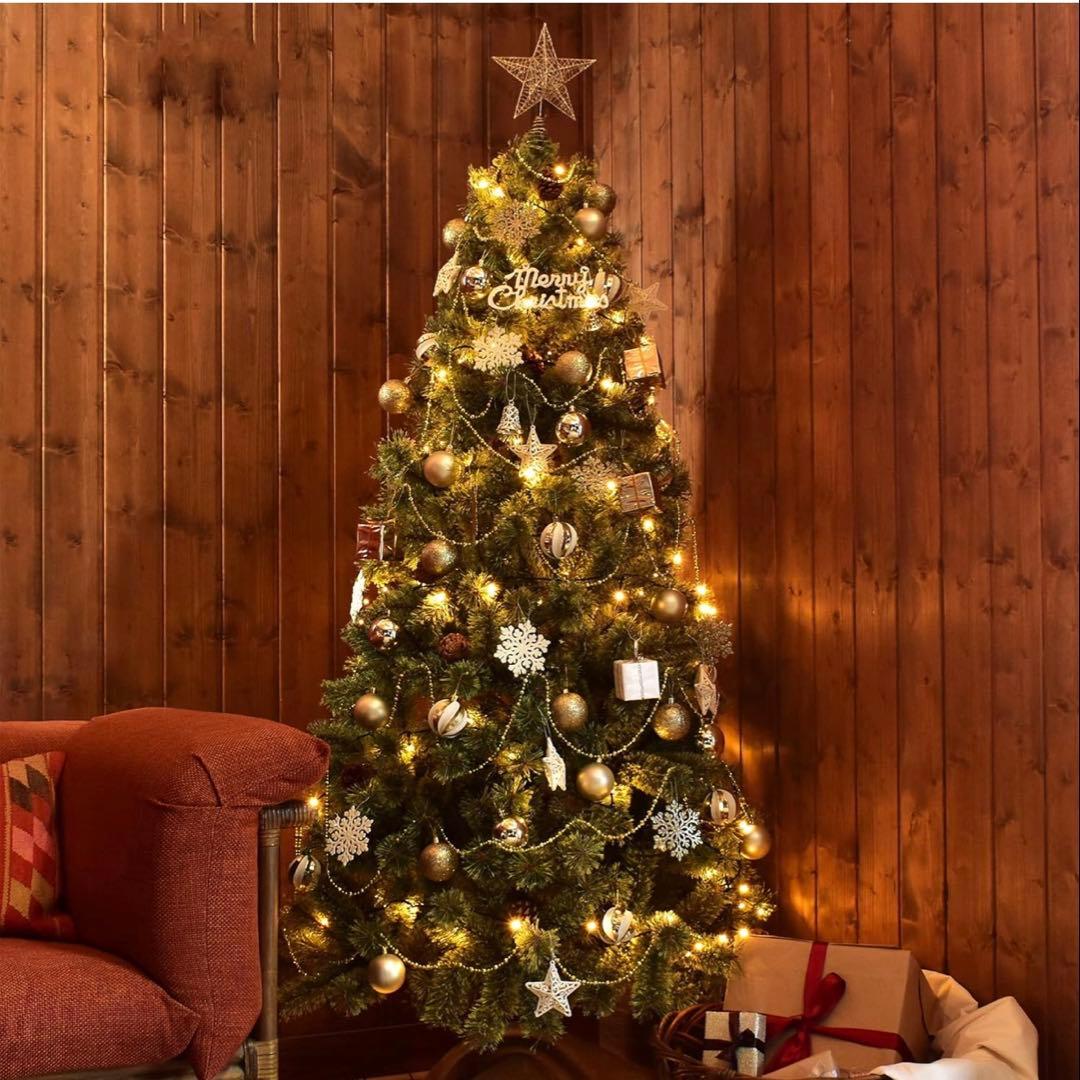 ライト付き クリスマスツリー 約150cm