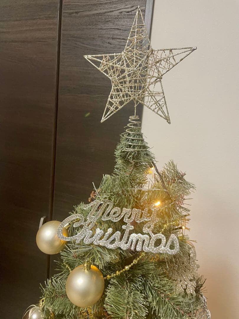 ライト付き クリスマスツリー 約150cm