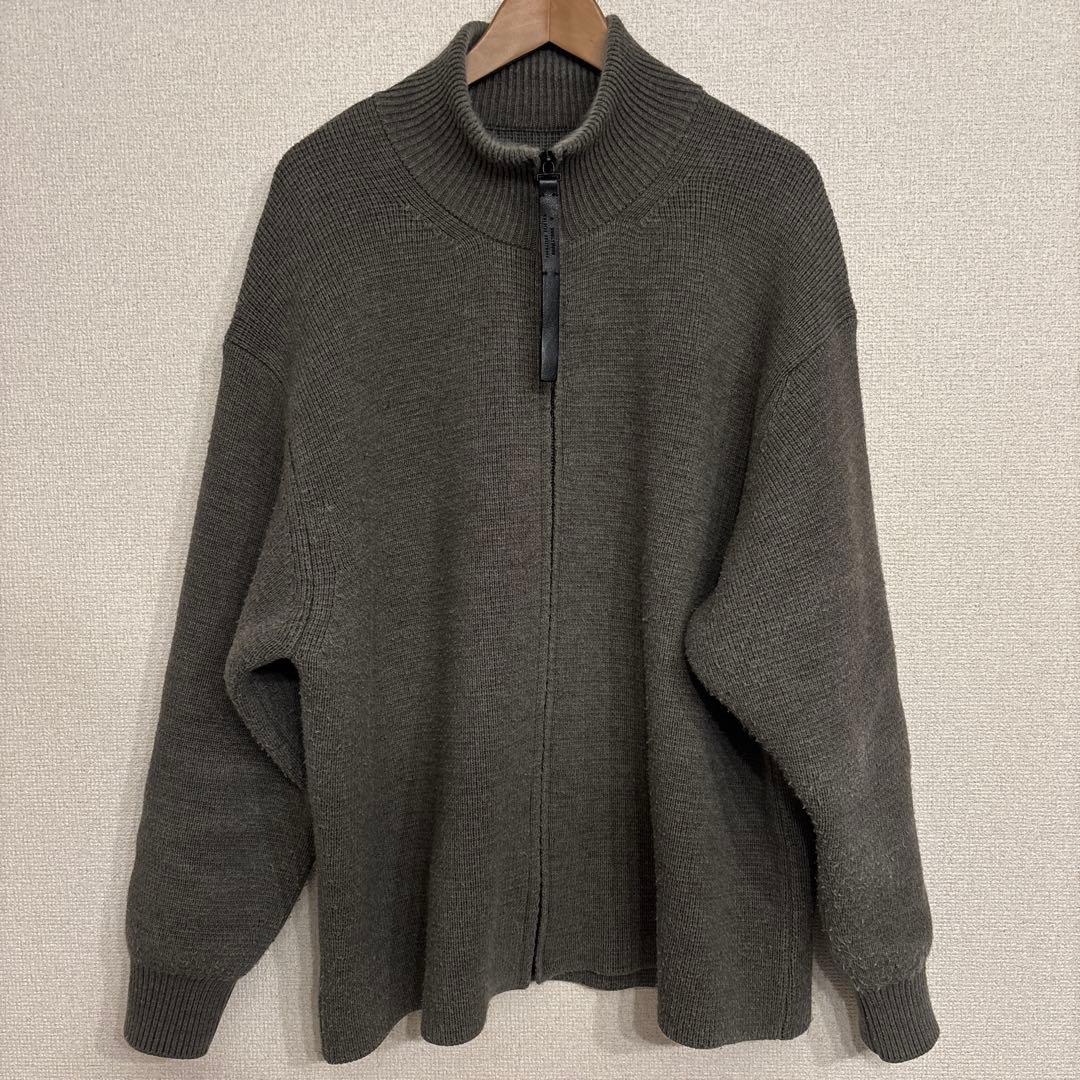 エヌハリウッド ドライバーズニット グレー 38