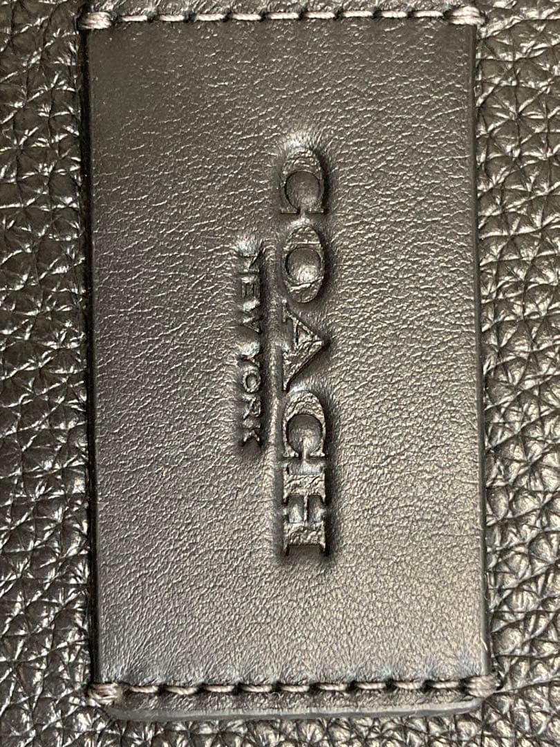 ✨良品✨COACH ブラックレザー ショルダーバッグ※訳あり★